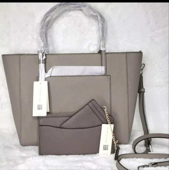 Tory Burch 3 PCS SET designer purse bag tote satchel wallet ++ NWT - Picture 12 of 14